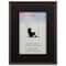 Simply Essentials™ 4" x 6" Black with Bronze Edges Frame by Studio Décor®